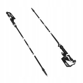 Kijki trekkingowe NILS TK8603 (38.5 - 135 cm) Czarny