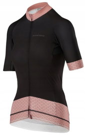 Koszulka rowerowa KROSS Flow Lady 2.0 (rozmiar L) Czarno-różowy