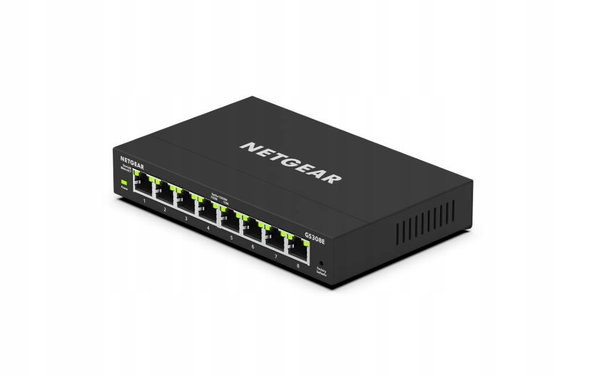 Switch NETGEAR GS308E-400EUS Gigabit Ethernet, 8 portów, Zarządzalny
