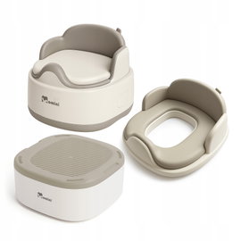 Wielofunkcyjny nocnik dla dzieci MOMINI 3w1 Softi beige