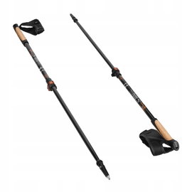Kijki do nordic walking NILS NW8613 (93 - 125 cm) Czarno-złoty