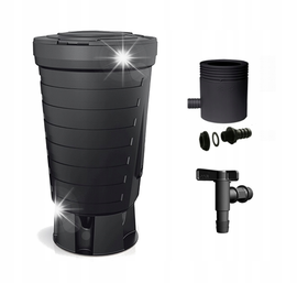 Zbiornik na deszczówkę PROSPERPLAST IDRA210-S411 210L Czarny