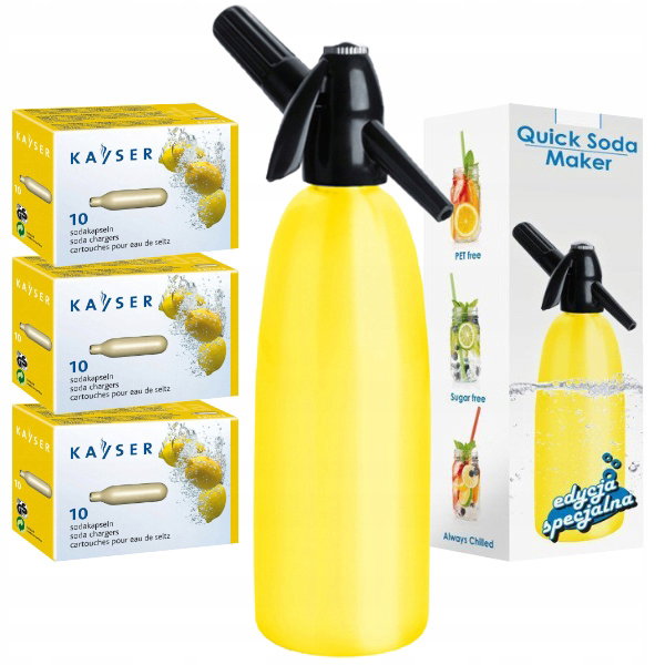 Saturator ART Quick Soda Maker SA-01J Żółty