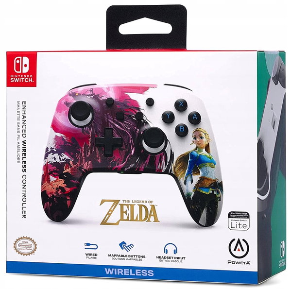 KONTROLER NINTENDO SWITCH POWERA ENHANCED ZELDA BLOOD MOON BEZPRZEWODOWY