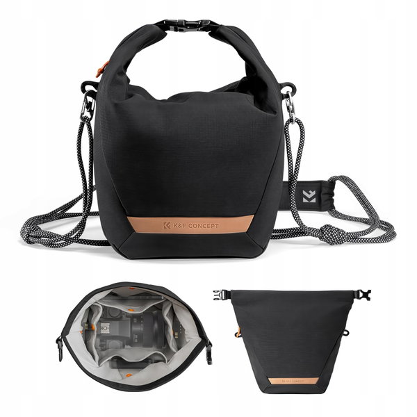 Torba fotograficzna K&F CONCEPT Urban Wander Sling U11 5l Czarny