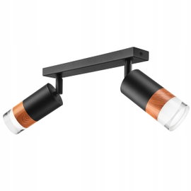 Lampa sufitowa LAMKUR Aurora LM-2.151 Czarno-dębowy