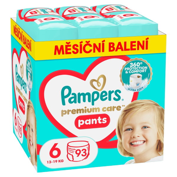 Pieluchomajtki PAMPERS Premium Care Pants 6 (93 szt.)