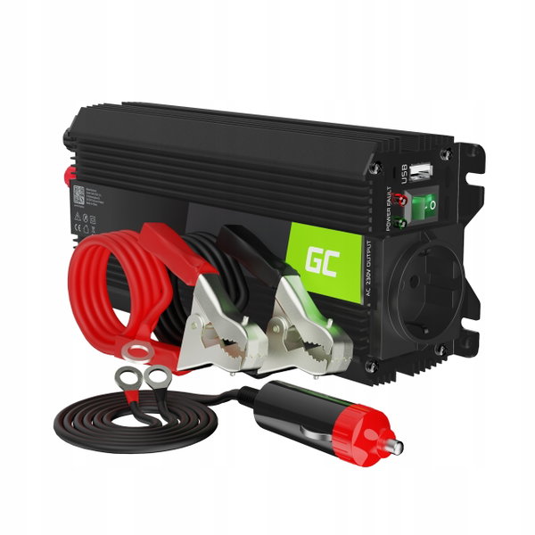 Przetwornica GREEN CELL Pro 12V/230V 500W/1000W