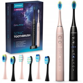 Szczoteczka soniczna BERDSEN Galaxy Duo (2 sztuki) Czarny + Różowyy