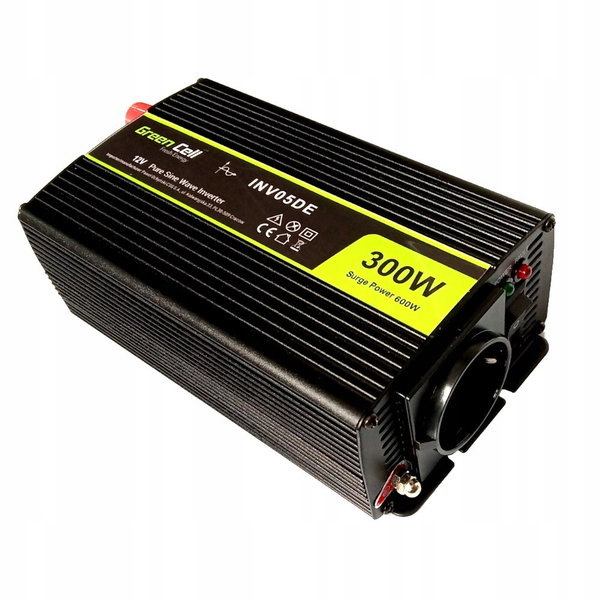 Przetwornica GREEN CELL 12V na 230V 300W/600W