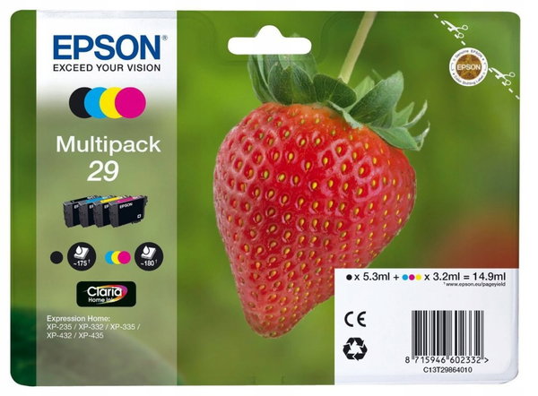 Zestaw tuszów EPSON T2986 C13T29864012
