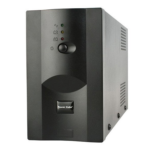 Zasilacz awaryjny UPS GEMBIRD POWER CUBE 650VA (UPS-PC-652A)