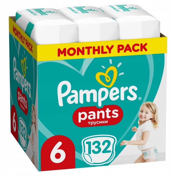 Pieluchomajtki PAMPERS Pants 6 (132 szt.)