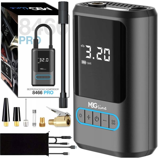 Kompresor akumulatorowy MBG LINE 8466 PRO