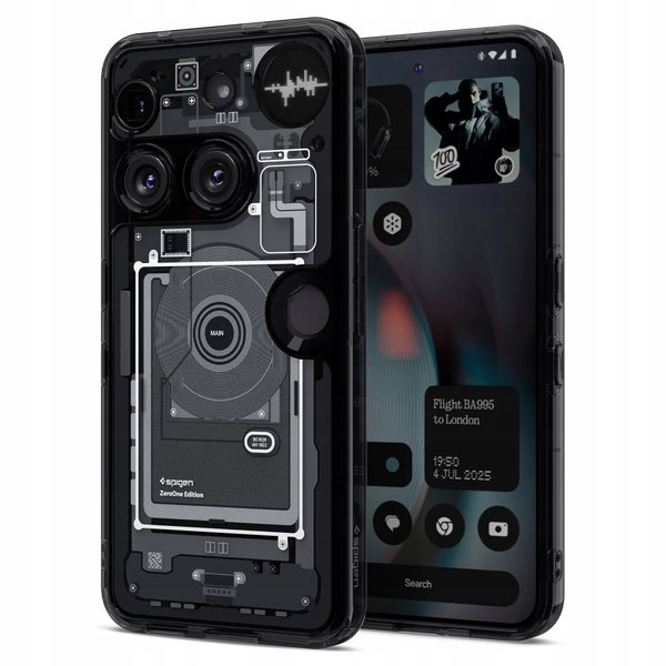 Etui SPIGEN Ultra Hybrid do Nothing Phone 3 Zero One Czarny