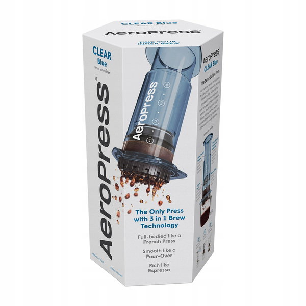Zaparzacz AEROPRESS Clear Niebieski