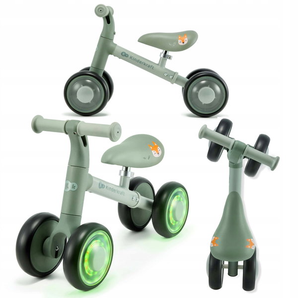 Rowerek biegowy KINDERKRAFT Cutie Flash Zielony