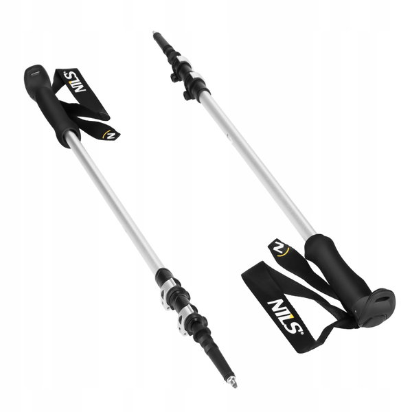 Kijki trekkingowe NILS TK8602 (65 - 135 cm) Srebrny