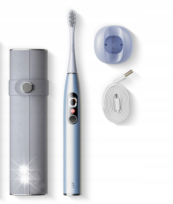 Szczoteczka soniczna OCLEAN X Pro Digital Srebrny + Etui