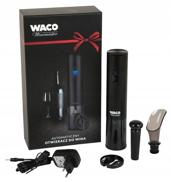 Otwieracz do wina WEBBER Waco OW6 Czarny