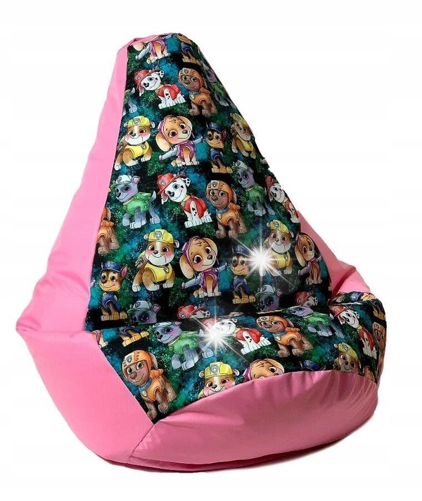 Pufa worek GO GIFT Psi Patrol Różowy L 105 x 80 cm