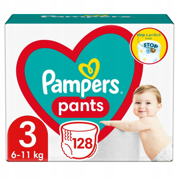 Pieluchomajtki PAMPERS Pants 3 Midi (128 szt.)