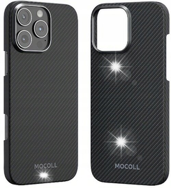 Etui MOCOLL Bulletproof Aramid Fiber Magnetic do Apple iPhone 16 Pro Czarny