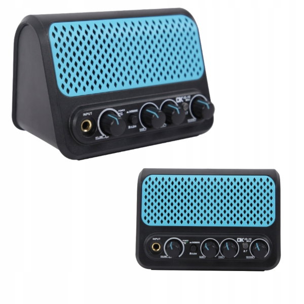 Wzmacniacz gitarowy DK TECHNOLOGY iG-10Mini Czarno-niebieski