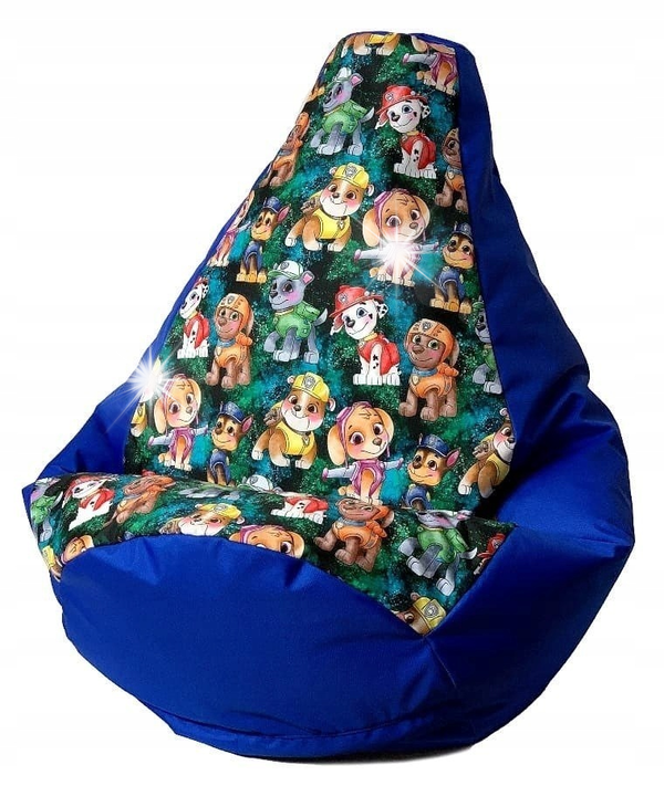 Pufa worek GO GIFT Psi Patrol 2 Chabrowy L 105 x 80 cm