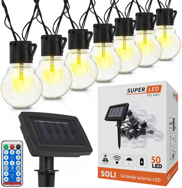 Girlanda solarna SUPERLED Soli 5193 + Pilot