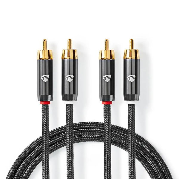 KABEL 2x RCA Male | 2x RCA Male 5m