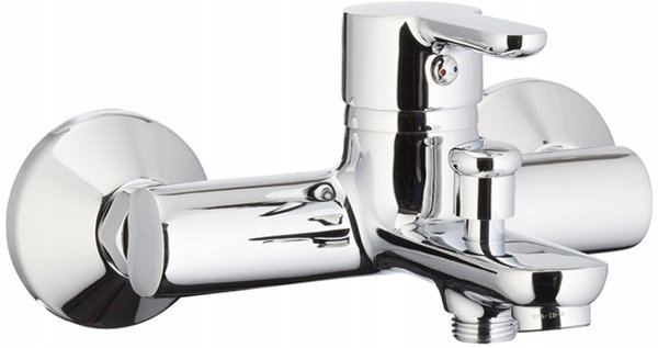 Bateria wannowa natynkowa KFA ARMATURA Granat 5524-010-0 Chrom