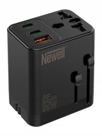 Ładowarka sieciowa Newell GaN Travel adapter NL3821 65 W Czarny