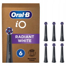 Końcówka szczoteczki ORAL-B iO Radiant White Czarny (6 sztuk) czarne
