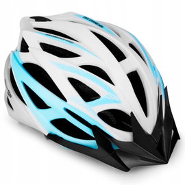 Kask rowerowy SPOKEY Femme Biało-niebieski MTB (rozmiar M)