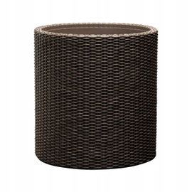 Doniczka KETER Cylinder Planter L Brązowy