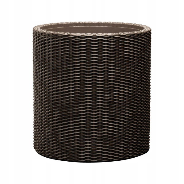 Doniczka KETER Cylinder Planter L Brązowy