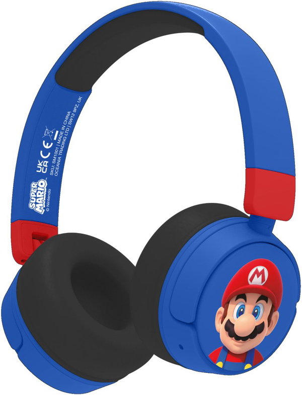 Słuchawki nauszne OTL Super Mario Niebiesko-czarny