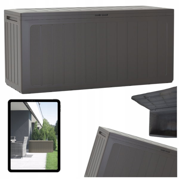 Skrzynia ogrodowa PROSPERPLAST Boardebox MBBL280-440U 280 L Brązowy