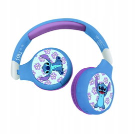 Słuchawki nauszne LEXIBOOK Disney Stitch 2 w 1 Niebieski