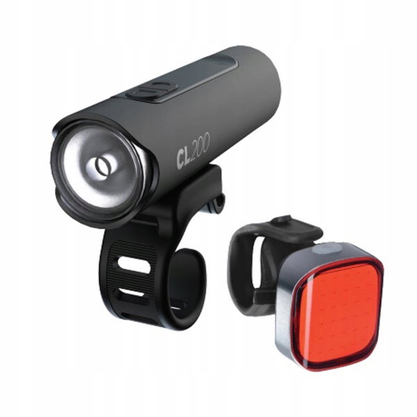 Zestaw lampek rowerowych OXC Ultra City Set OXFLD768