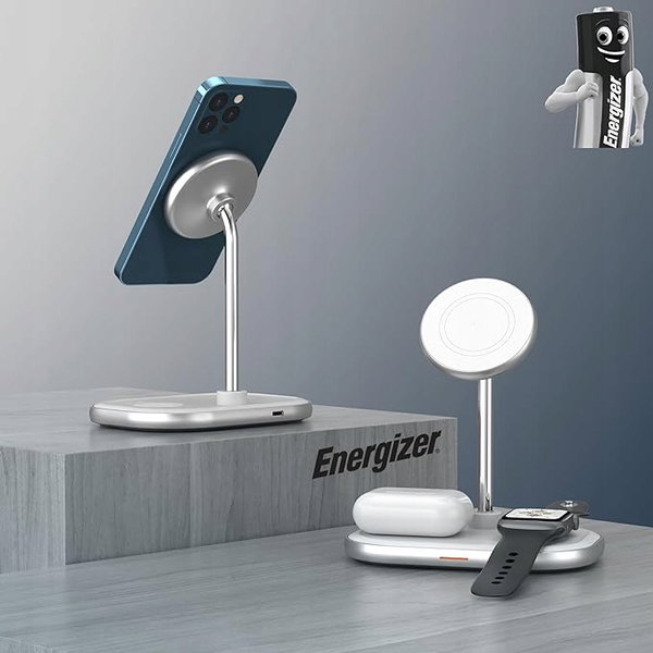 Ładowarka indukcyjna ENERGIZER 3W1 Magsafe WCP-303 15W