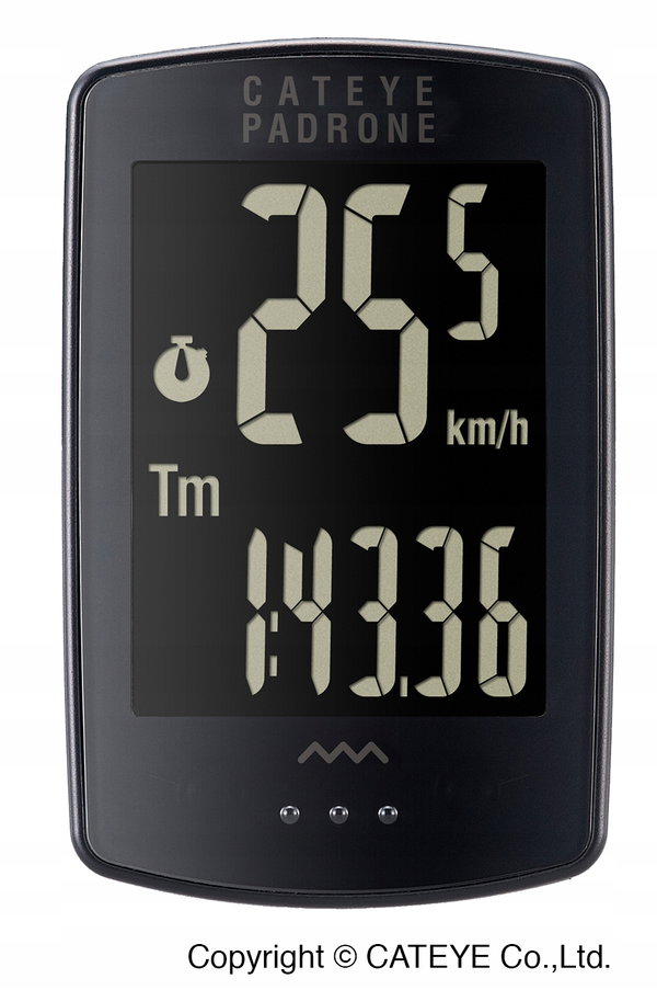 Licznik rowerowy CATEYE Padrone Stealth Edition CC-PA100W