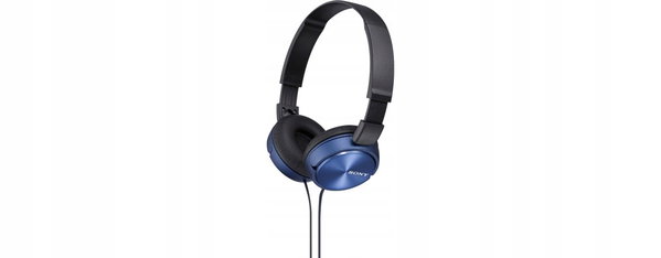 Słuchawki SONY MDR-ZX310 (Niebieskie)