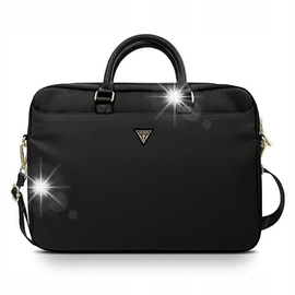 Torba do laptopa GUESS Nylon Triangle Logo 16 cali Czarny