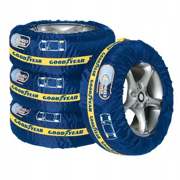 Pokrowiec na koła GOODYEAR 75526 Niebiesko-żółty