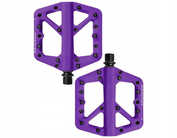 Pedały rowerowe CRANKBROTHERS Stamp 1 Large Fioletowy