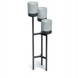 Kwietnik PROSPERPLAST Bloomie Stand IKD3H-422U 42x39.5x125 cm Czarno-szary