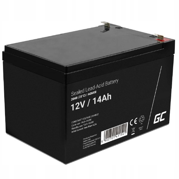 Akumulator GREENCELL AGM08 14Ah 12V