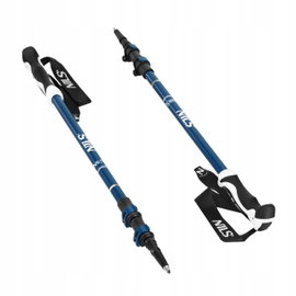 Kijki trekkingowe NILS TK8601 (65 - 135 cm) Niebieski
